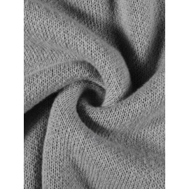 Plus Size - Women'S Oversized Gothic Dancing Skeletons & Bats Print Sweater - Long Sleeve Round Neck Pullover, Vibrant Orange Winter Warm Sweater for Halloween & Casual Attire, Cozy Fall Winter Sweater for Plus Size Women