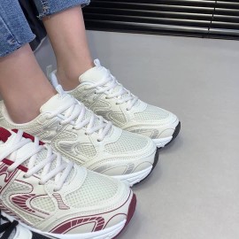 Women'S Fashion Sneakers | Stylish Walking Shoes, Lightweight Casual Shoes, Air-Cushioned Running Shoes, Slip-Resistant Breathable Tennis Shoes, Workout Sneakers, Foot Support | FME Brand, Microfiber Upper, TPU Sole, Lace-up Closure, All-season Use