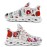 Women'S Lightweight Shock-Absorbing MD Sneakers with Lace-Up Closure | Breathable Fabric Upper, Cartoon Print, Suitable for Daily Wear and Long Walks, Women Shoes