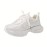 New Sparkly Crystal Platform Sneakers | Comfortable Casual Women'S Shoes, Party Wedding Date Night Glitter Walking Shoes, Non-Slip Soft Sole Glow in The Dark Shoes, Korean Instagram Style Women'S Flats, Lace-up Closure, Round Toe, Fabric Upper