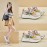 Women' Korean Style Low-Top Sneakers Suitable for Height Increase, Breathable Mesh Sneakers with Sole, Lace-Up Round Toe for Running, Casual Wear, & Everyday Use - Spring Student Fashion Footwear, Women Shoes