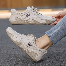 Women's Handmade Casual Sneakers, All-Season Slip-On Walking Shoes, Women Shoes