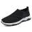 Spring Mesh Breathable Casual Middle-aged and Elderly Single Shoes Women | Low Top, Fabric Upper, Hook-and-loop Closure, Plain Toe, Solid Color, Superfine Fiber Inner, Rubber Insole, Sole, Women Shoes, Sneakers