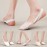 2pcs/set Men's And Women's Half-heeled Dance Shoes In Stock, Made Of, with A Rotating Design, Suitable for Contemporary Ballet Shoes