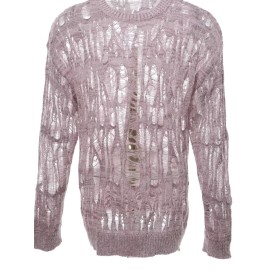 Men'S Pullover with Unique Hollow Design, Niche Style, Sun- Sweater, Korean Casual Lazy Fashion, Perfect for Layering