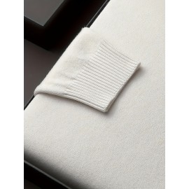 [Men's Turn-Collar Sweater] Cross-Border New Autumn-Winter Men's Solid Color Turn-Collar Pullover Knit Sweater