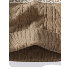 Christmas-themed Ted Sweater, Warm And Comfortable, Festive Atmosphere, Ritualistic, Cheerful, Versatile, Pullover Style.