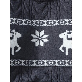 Christmas-themed Ted Sweater, Warm And Comfortable, Festive Atmosphere, Ritualistic, Cheerful, Versatile, Pullover Style.