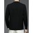 New Men'S Solid Color Round Neck Knitted Pullover Sweater