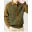 Fashionable Casual Color-Block Men'S Knitted Cardigan | High-Quality Lapel Button, Loose Fit, Stylish and Warm, Perfect for Fall/Winter