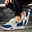 Men'S Outdoor Walking Casual sneakers | Slip-Resistant Durable Skate Shoes, Fashion Street Skateboard Sneakers, Lightweight Comfortable Everyday Walk Shoes, Breathable Cushioned Training Athletic Shoes, Upper, PVC Sole, Fabric Inner, Lace Closure