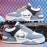 [sneakers] Men'S Large Size Fashionable Thick-Soled Shoes Featuring a Color Block Design with Wave Patterns, Lace-Up Style, Slip-Resistant And Durable, Comfortable for Long Wear, Suitable for Outdoor Campus Walks, Street Jogging, Travel