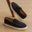 Men's & Unisex Low-Top Loafers - Slip-On/Lace-Up Anti-Slip Sneakers with PVC Sole, Cushioned for Summer - Casual & Smart-Casual Shoes Suitable for Office, Semi-Formal Wear