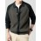 Fashionable Casual Color-Block Men'S Knitted Cardigan | High-Quality Lapel Button, Loose Fit, Stylish and Warm, Perfect for Fall/Winter