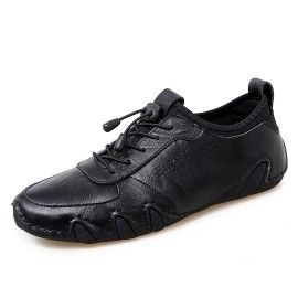 Men'S Korean Tods Casual Shoes | Handmade Driving Shoes, Trendy and Versatile, with Upper, PVC Sole, and Fabric Inner