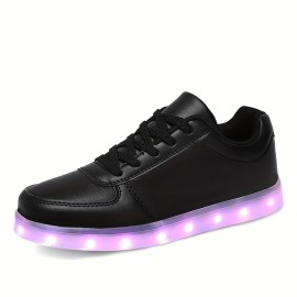 Light-Up Sneakers with LED Features for Both Men And Women, Equipped with USB Charging, Perfect for Festivals, Parties, And Dance Events. These Breathable Shoes Glow And Shine, Making Them a Fashionable Choice., Women Shoes