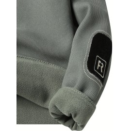 Men'S Thick Fleece-Like Warm Pullover Sweater - Winter Warmth Loose Fit Round Neck Sweater with Ribbed Cuffs & Hem, Solid Casual Knit Sweater for Men, Cozy Layering Top for Fall and Winter, Durable Base Layer (No Visible Seams)