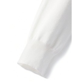 Single-Pack Men's V-Neck Sweater - Casual V-Neck Knit Sweater for Men, Classic Business Style, Ultra-Soft Premium Knit Fabric, Suitable for Workplace and Everyday Fashion Casual Wear