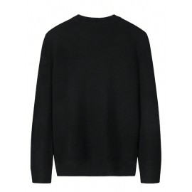 Single-Pack Men's V-Neck Sweater - Casual V-Neck Knit Sweater for Men, Classic Business Style, Ultra-Soft Premium Knit Fabric, Suitable for Workplace and Everyday Fashion Casual Wear