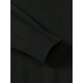 Single-Pack Men's V-Neck Sweater - Casual V-Neck Knit Sweater for Men, Classic Business Style, Ultra-Soft Premium Knit Fabric, Suitable for Workplace and Everyday Fashion Casual Wear