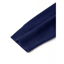 Single-Pack Men's V-Neck Sweater - Casual V-Neck Knit Sweater for Men, Classic Business Style, Ultra-Soft Premium Knit Fabric, Suitable for Workplace and Everyday Fashion Casual Wear