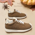 Men's Vintage Street Style Sneakers, Solid Color, Lace-up Design, Round Toe, with Distressed Details, Fabric Insole and Lining, Suitable for Hiking, Daily Wear, Casual and Party Occasions