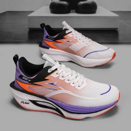 Men's Breathable Running Sneakers, Mesh Air Upper And Mesh Design Anti-slip Durable Men's Running Shoes, Suitable for All Seasons. Gradient Color Casual Lightweight Walking Shoes, Comfortable Low-top Outdoor Sports Shoes, Cushioned Shock Absorption