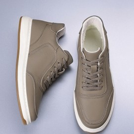 Men's Genuine Lace Up Fashion Loafers Sneakers Casual Walking Driving Shoes