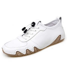 Men'S Korean Tods Casual Shoes | Handmade Driving Shoes, Trendy and Versatile, with Upper, PVC Sole, and Fabric Inner