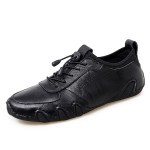 Men'S Korean Tods Casual Shoes | Handmade Driving Shoes, Trendy and Versatile, with Upper, PVC Sole, and Fabric Inner